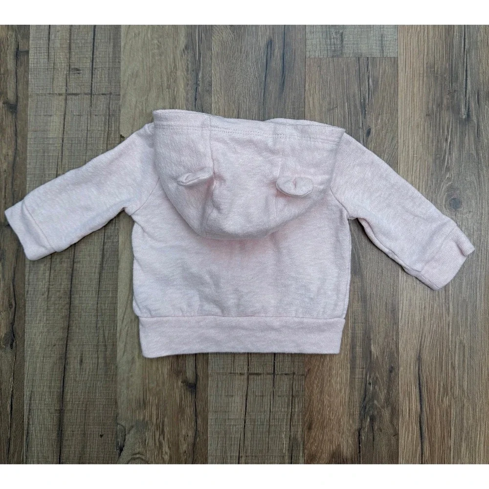 Carter's Baby Girl Floral Bodysuit + GAP Pink Hoodie 0-3M‎ Set